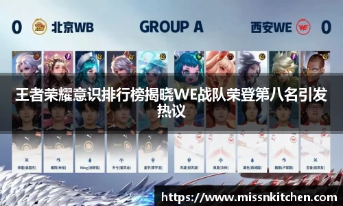 王者荣耀意识排行榜揭晓WE战队荣登第八名引发热议